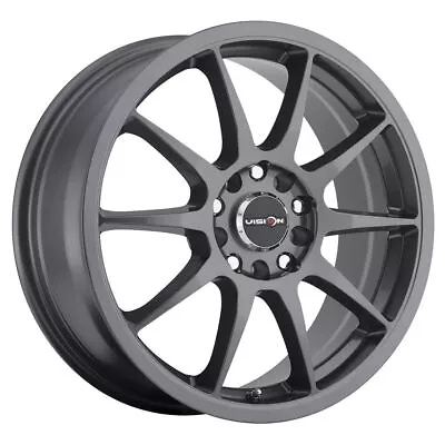 16  Vision Street 425 Bane Gunmetal Wheel 16x7 5x112 Street Rim 38mm • $144