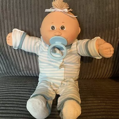 1985 Cabbage Patch Kids / Doll Preemie Brown Eyes.. Dimples & Pacifier HM#4 • $35.99