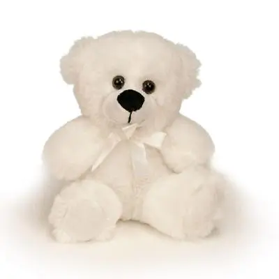 $9.49 • Buy 6  White Plush Teddy Bear Stuffed Animal Toy Gift New 