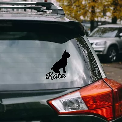 £3 • Buy Personalised Dog Breed And Name Car Sticker/Decal. Many Breeds Available.