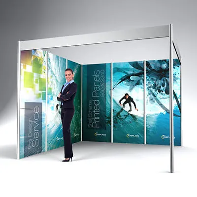 Company Printed Exhibition Bespoke Wall Panel Graphic Display Shell Scheme Board • £86.25