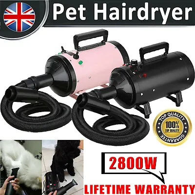 £54.30 • Buy Dog Hair Dryer Blaster Pet Grooming Hair Dryer High Velocity Dryer Low Noise