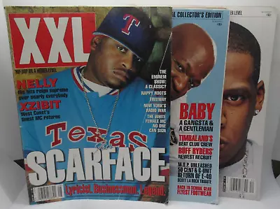 Lot Of 3 Xxl Hip-hop Magazine August / September / December 2002 Jay-z Scarface • $24.99