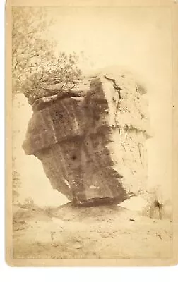 W.H. Jackson Rocky Mountain Scenery - Balancing Rock Colorado Cabinet Card • $50