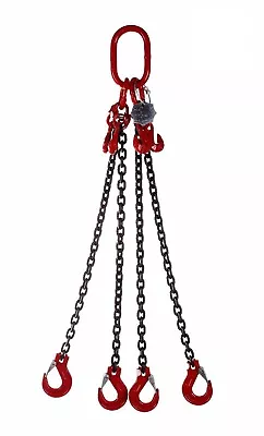 2mtr X 4 Leg 8mm Lifting Chain Sling 4.25 Tonne With Shortners • £138