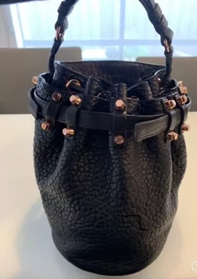 Pre-Owned Alexander Wang Small Diego Rose Gold Bucket Bag From Shopbop • $300