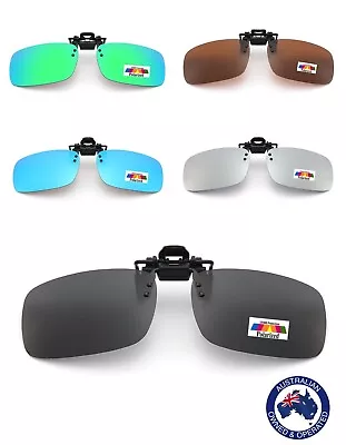 $6.95 • Buy Mens Womens Fishing Clip On Flap Up Fashion Polarised Golf Sunglasses