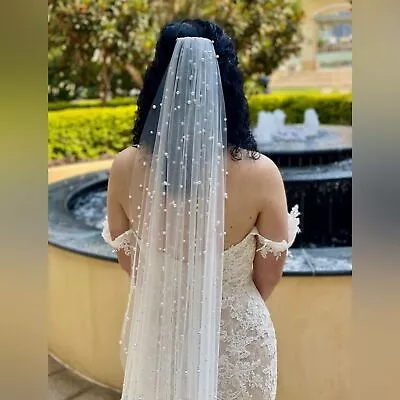 Cathedral Pearl Veil • $65