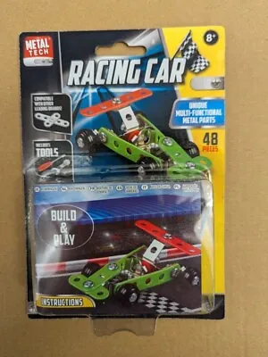 Metal Tech Racing Car Build And Play Construction Kit • £4