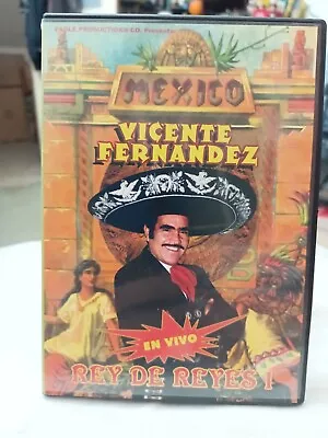 Vicente Fernandez Mexico En Vivo DVD Rey De Reyes 1 • $28