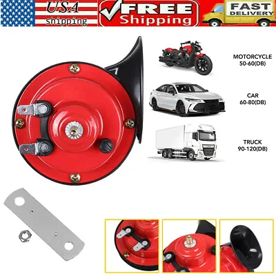 Train Horn 12V Super Loud Electric Snail Air Horn For Motorcycle Car Truck Boat • $12.99