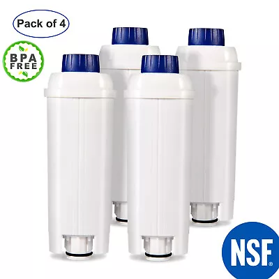 $39.49 • Buy 4x Water Filter For Delonghi DLSC002 DLS C002 ECAM 22.110.SB Coffee Machine 