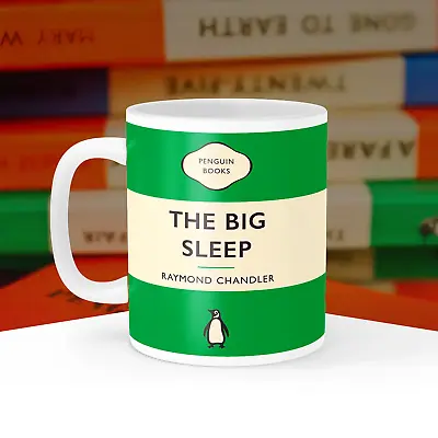 The Big Sleep - Raymond Chandler Penguin Book Cover Mug  | Literary Classics Bo • £11.99