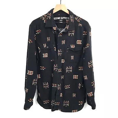 Mossimo Supply Co. Southwest Boho Button Up Long Sleeve Flannel Shirt Black XL • $22.50