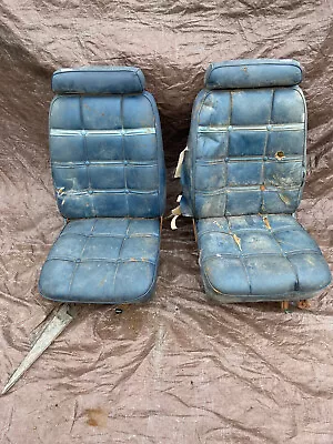 74 75 76 77 78 Ford Mustang II Bucket Seats & Tracks Pair Left & Right Hot Rod • $450