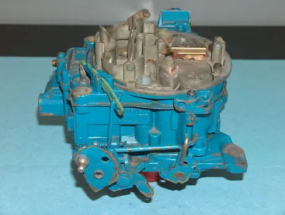 1985 86 Chrysler 318 OMC Marine Quadrajet 4 BL Carburetor 17086115 MISSING Choke • $90