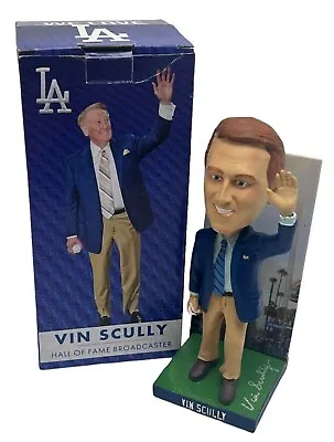 Vin Scully Signed 2015 Dodgers SGA Bobblehead PSA • $1499.99