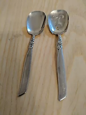 Community Silver Plate South Seas Sugar Sifter / Bon Bon Spoon & Sugar Shell • $5