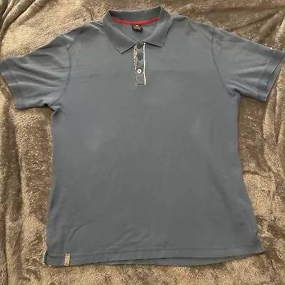 Nike Air Jordan Polo Shirt Men's XL Blue Cement Accent Logo • $15