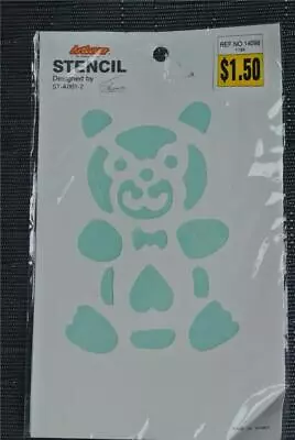 ArtLover Stencil NEW-UNUSED Teddy Bear-Love Heart. GR8 4 Scrapbooking-Toys-Wall • $1.50