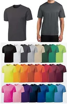 Men's Lightweight Roomy Breathable Wicking T-shirt Short Sleeve Tall Lt-4xlt • $12.20