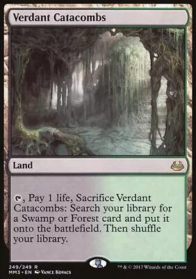 MTG Magic The Gathering Verdant Catacombs (249/270) Modern Masters 2017 LP • $15.95