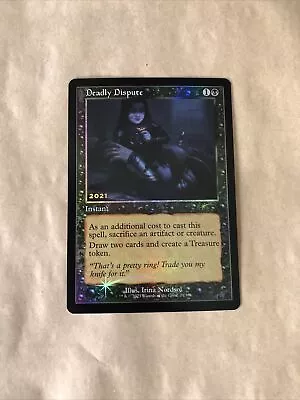 Deadly Dispute MTG Magic The Gathering 30th Foil Promo 2021 • $1.19