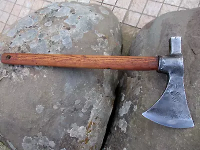 Vintage French Acier Forge Sharp  FL  Axe Hammer Tomahawk Strong Old Tool • $58.80