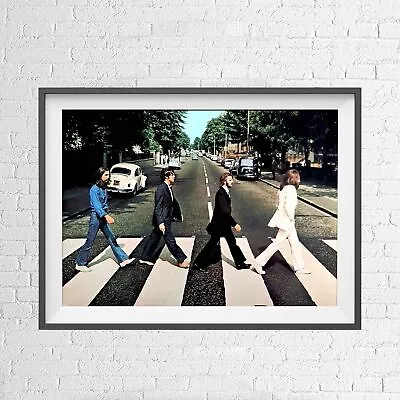 The Beatles - Abbey Road - Legendary Music Poster Picture Print - Sizes A5 To A0 • $16.95