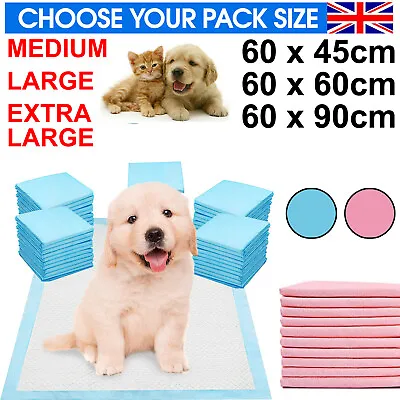 £7.95 • Buy Heavy Duty Large Puppy Training Pet Pads Floor Wee Pee Toilet Pad Dog Cat Mats