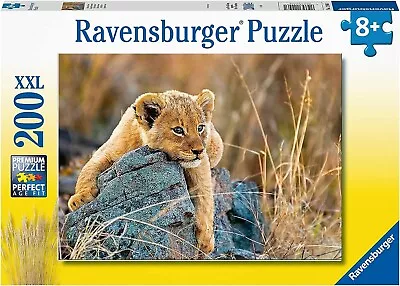 NEW & SEALED Ravensburger 12946 Little Lion 200 Pc XXL Jigsaw Puzzle USA SELLER • $27.95