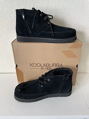 NIB Koolaburra By Uggs Mens SZ 10 Assisih Chukka Boots Black • $47