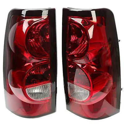 2PCS Red Tail Lights Brake Lamps For 2003-2006 Chevy Silverado 1500 2500 3500 HD • $44