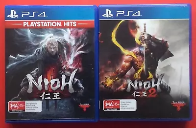 Nioh + Nioh 2 - PS4 X2 Game Bundle TRACKING + FREE POSTAGE+ AUSSIE DISPATCH • $29.95