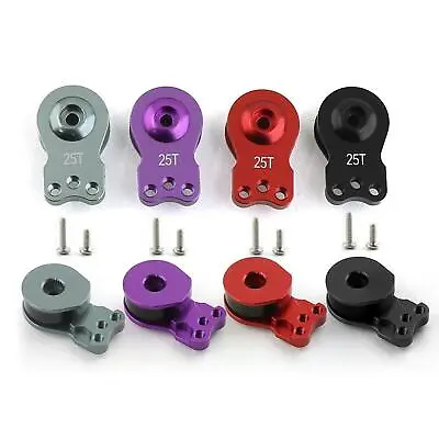 25T Aluminum Steering Servo Swing Adjustment Arm Horn For 1/8 1/10 RC Car Boat • $6.35