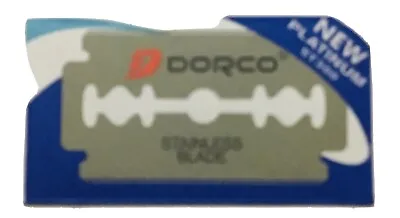 $2.29 • Buy 10 DORCO Double Edge Razor Blades.   New HQ Platinum Technology
