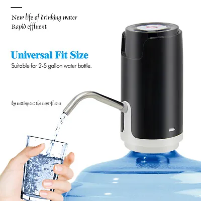 Automatic Water Bottle Pump Universal Electric Switch 5 Gallon USB Jug Dispenser • $9.77