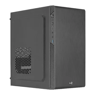 Aerocool CS-106-S-BK-v1 Black Mini Tower Chassis Supports 4x 120mm Fans USB  • £26.52