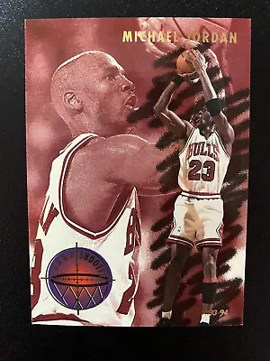 1993-94 Fleer Basketball Chicago Bulls Michael Jordan Sharp Shooter #3 Of 10 • $1.99