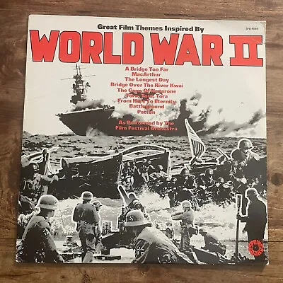 World War 2  - Great Film Themes  Near Mint Vinyl Lp /  First Pressing Usa • £12.50