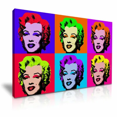 Marilyn Monroe Pop Art Canvas Modern Art Print~ 5 Size To Choose • £19.99