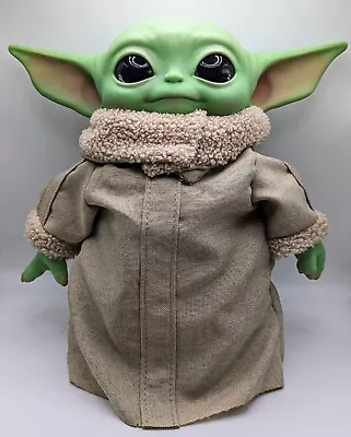 Star Wars Mandalorian The Child Grogu Baby Yoda 11  Plush Vinyl Head Toy 2019 • $11.89