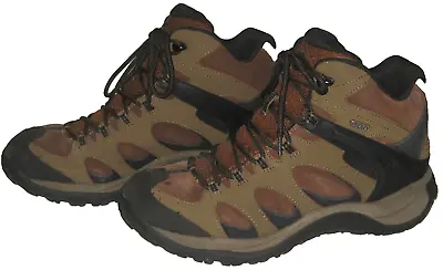 LKNU Men's 8.5 MERRELL Reflex-3 Mid Waterproof Hiking Select Dry Boots Women 9.5 • $45