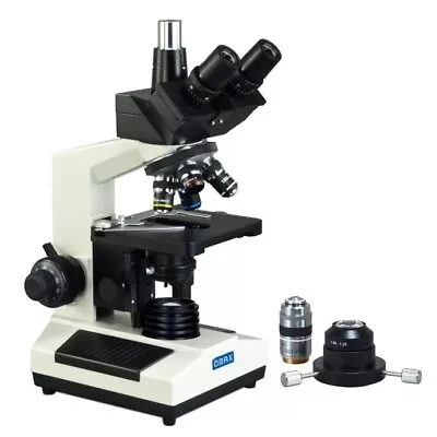 OMAX 40X-2500X Darkfield Live Blood Analysis Trinocular Compound Microscope • $650.99