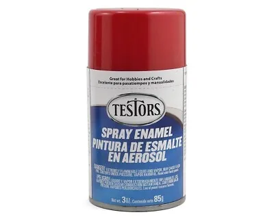 Testors Ruby Red Metal Flake Enamel Spray Paint 3oz • $9.49