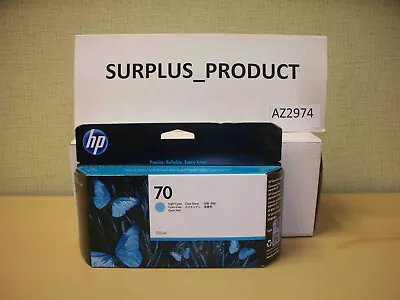 Genuine Hp C9390a 70 Light Cyan Ink Cart For Z2100z3100z3200z5200 Exp 04/2020 • $19.99