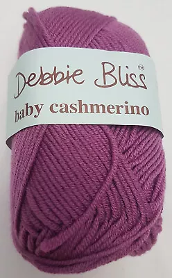 9 X Balls Debbie Bliss Baby Cashmerino 50gr Colour Light Purple 340014 D/L 44 • $60