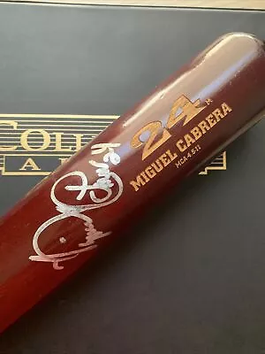 Miguel Cabrera Autographed/Signed Game Used/Issued Bat Mlb Holo Detroit Tigers • $2250