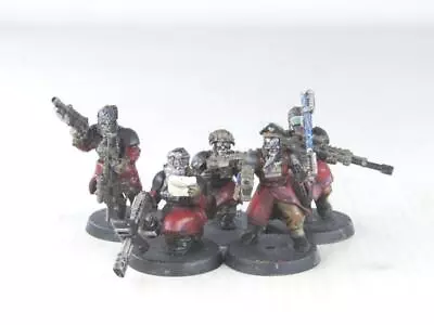 (2372) Converted Steel Legion Command Squad Imperial Guard Militarum 40k 30k • $1.23