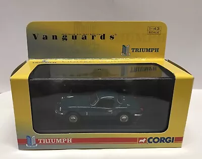 Triumph Spitfire Mk3 Blue 1968 Corgi Vanguards 1/43 Scale Diecast Model VA05404 • £36.99